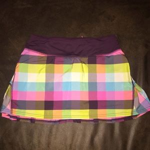Lululemon pacesetter skirt
